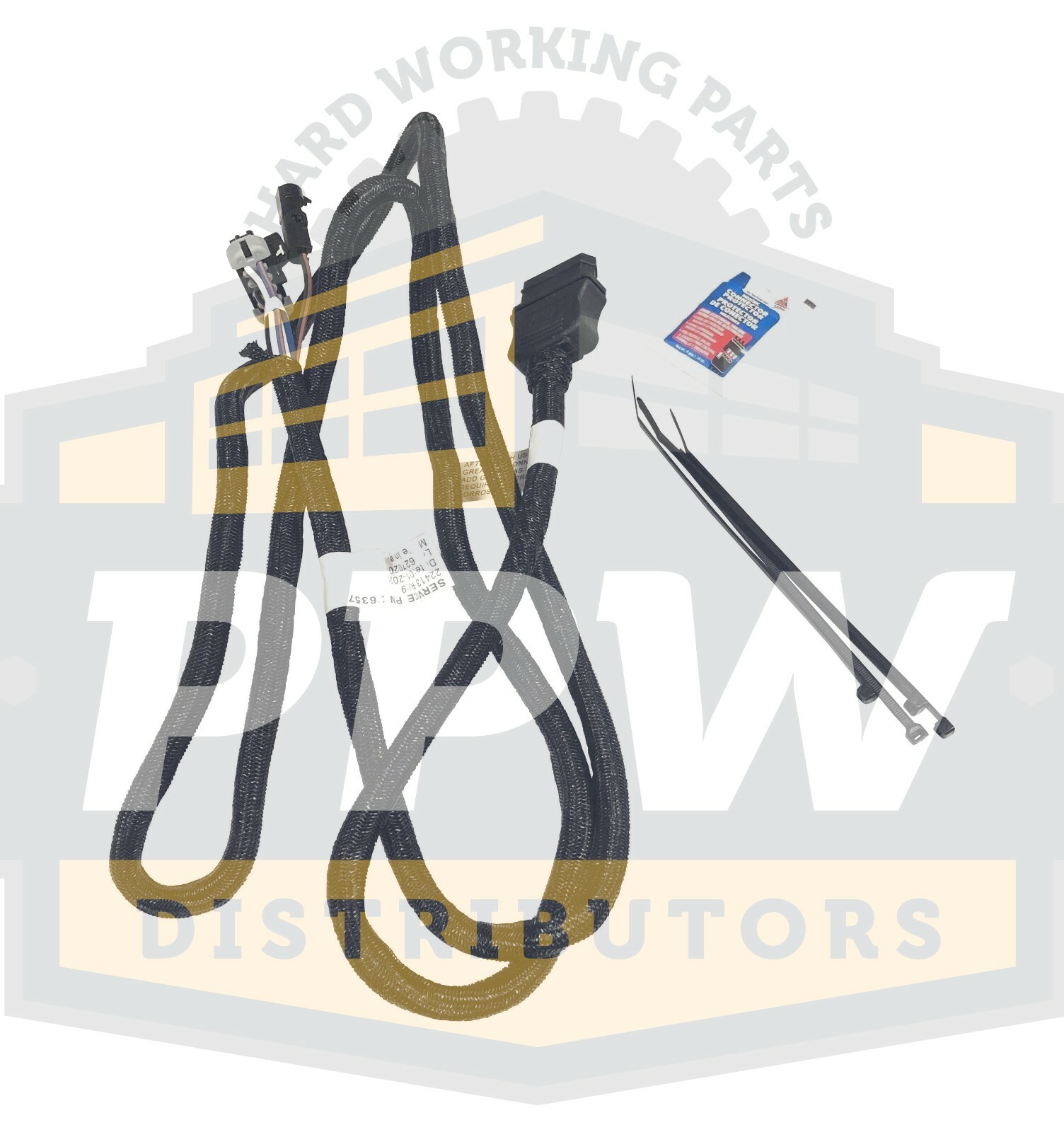 Vehicle Side 11 Pin Light Harness Replaces Western 26357 Fisher 22413