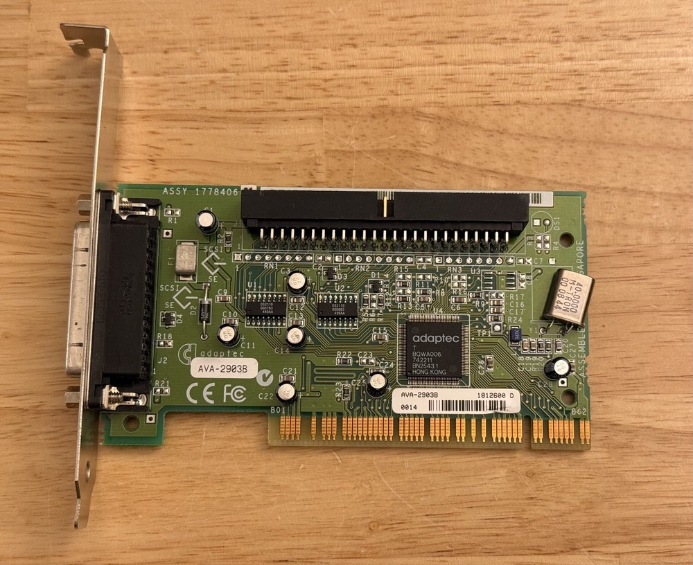 Adaptec AVA-2903B SCSI Card Adapter