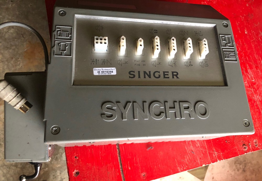 Singer Synchro Industrial Sewing Machine Servo Motor Control