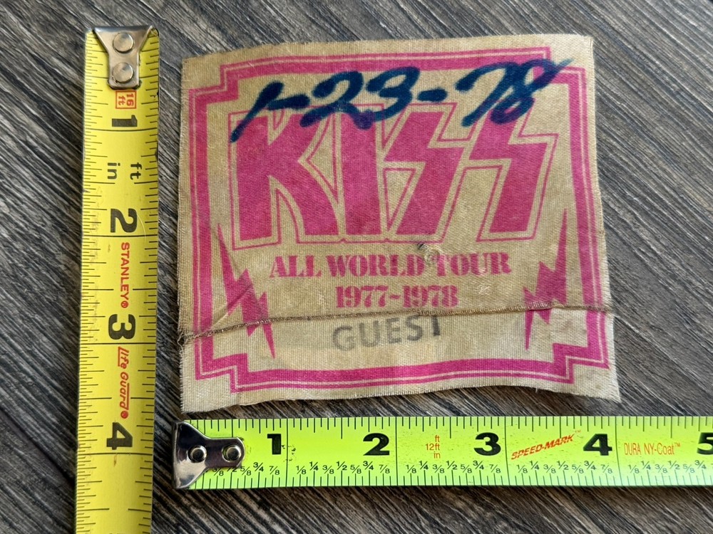 KISS Pass Alive 2 Tour Jan23 1978 Evansville Indiana Concert Vintage Kiss Aucoin