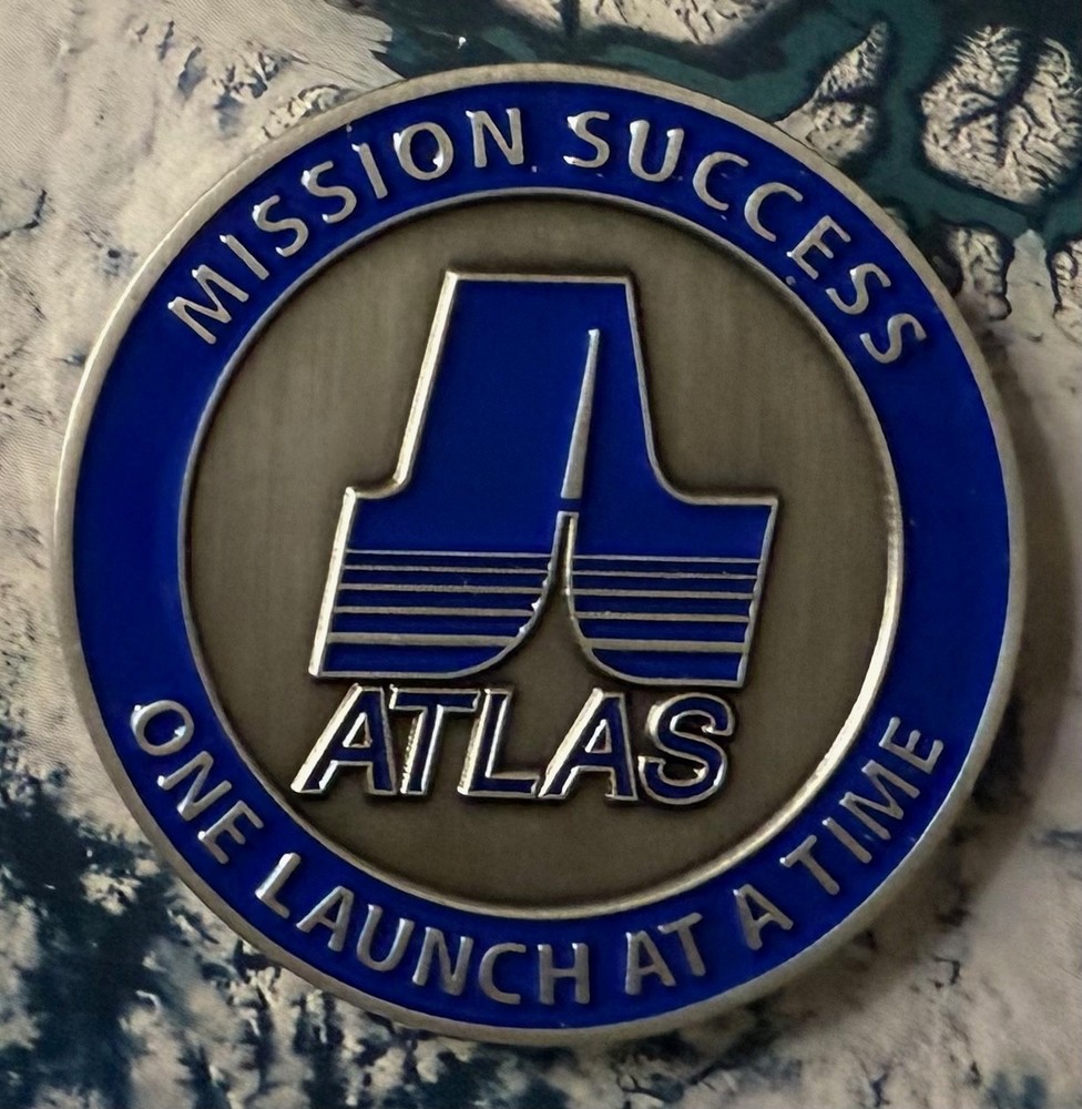 MMS MAGNETOPHERIC MULTISCALE ATLAS V ULA CHALLENGE COIN
