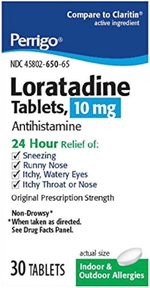 Loratadine Tablets, Blue, 30 Count