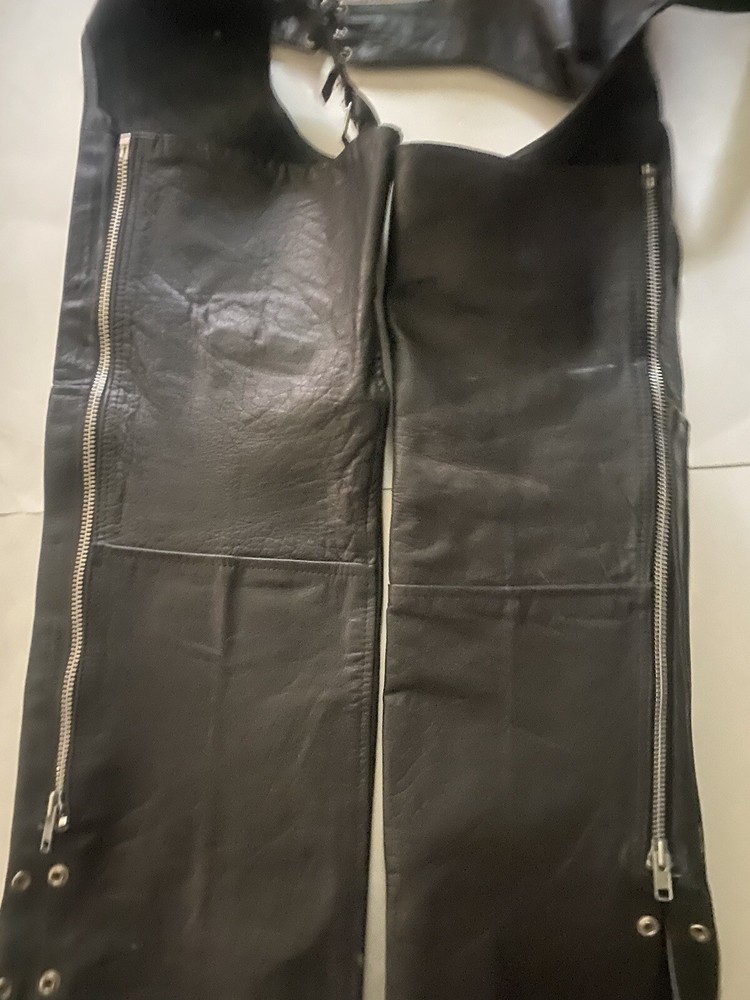 men’s medium leather chaps
