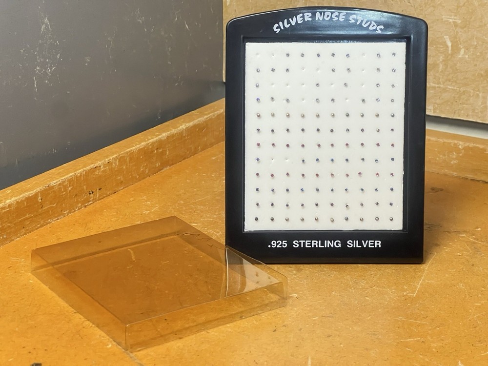 .925 Sterling Silver Nose Studs, (Small Tiny ) ~