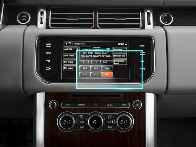 Crystal Clear Screen Protector for 2016 Land Rover Range Rover Navigation