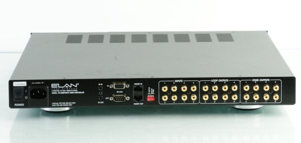 Elan Home Systems V8 8x8 Composite Video Controller o99