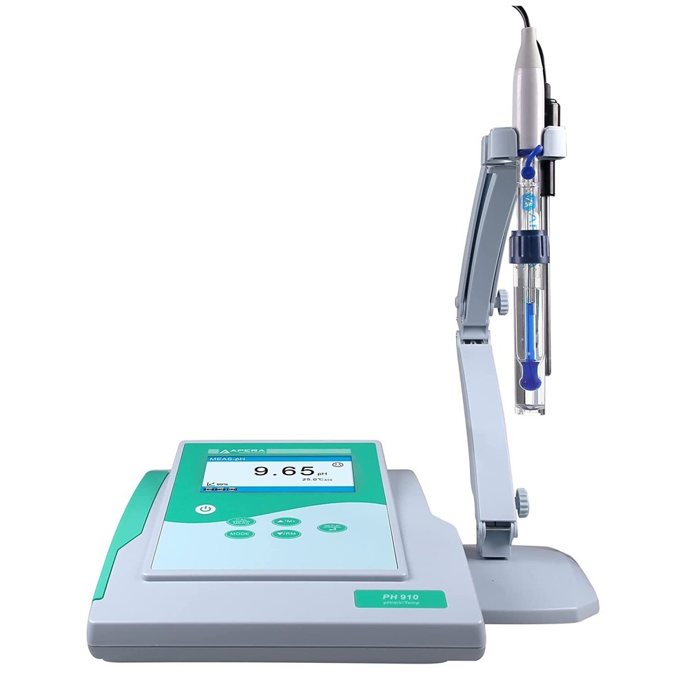 Apera Instruments PH910 Benchtop Lab pH Meter Kit with LabSen 211 Refillable