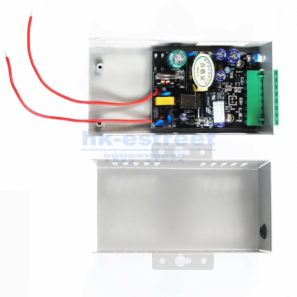 12V 5A Door Access Power Supply for Entry Exit Control System Electric Lock 60W