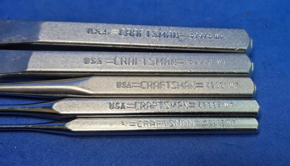 Craftsman 43039 Punch And Chisel Set