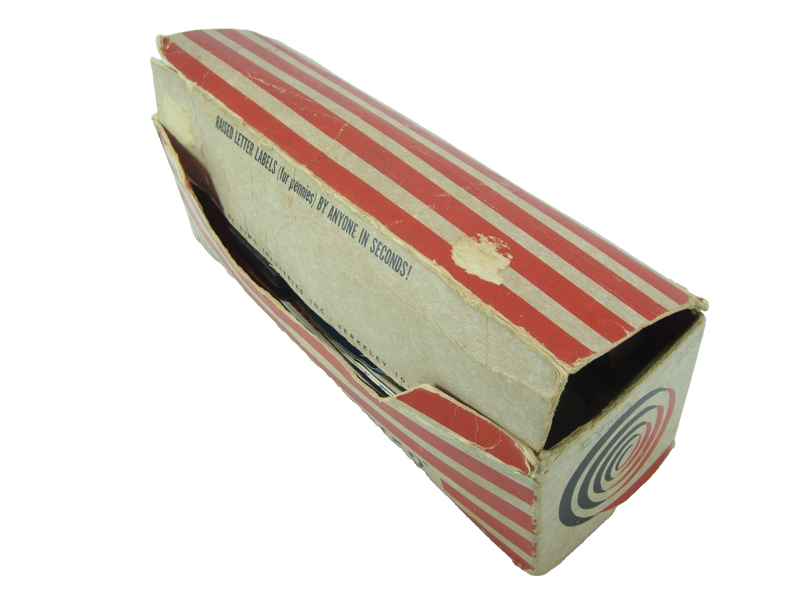 Vintage Dymo M-5 Chrome Tapewriter Label Maker Embossing Tool Extra Tape In Box