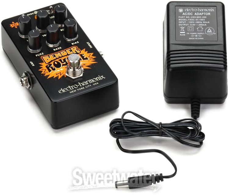 Electro-Harmonix Bender Royale Germanium Fuzz Pedal - Black