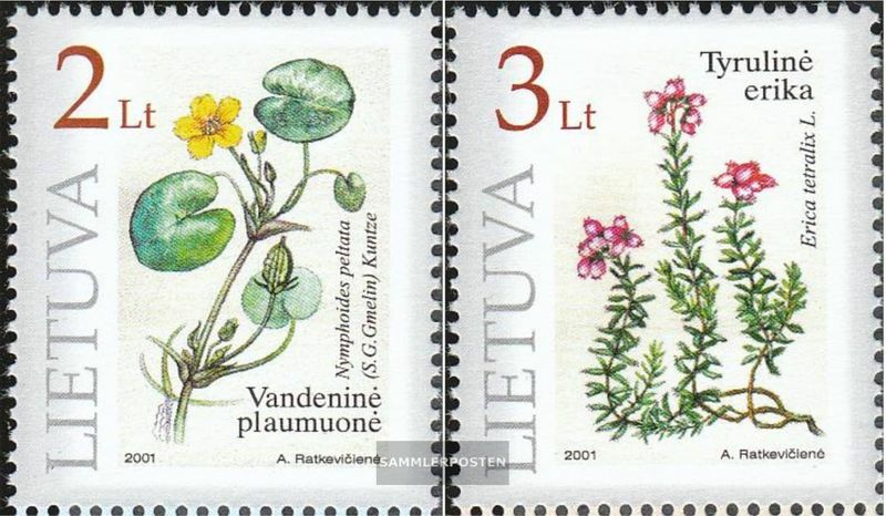 Lithuania 758-759 MNH 2001 Plants
