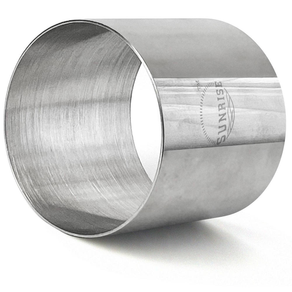 SUNRISE Stainless Steel Ring Mold/Plating Forms Set Kitchen Supply (4 Count) ...