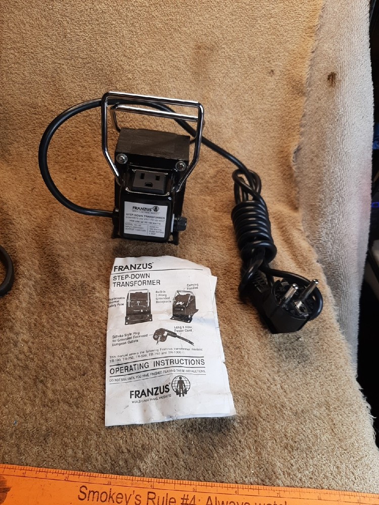 Franzus TR-100 100W Step-Down Transformer