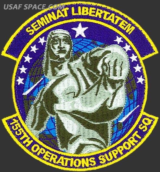 USAF 155TH OPERATIONS SUPPORT SQ - Nebraska Air National Guard - ORIGINAL PATCH