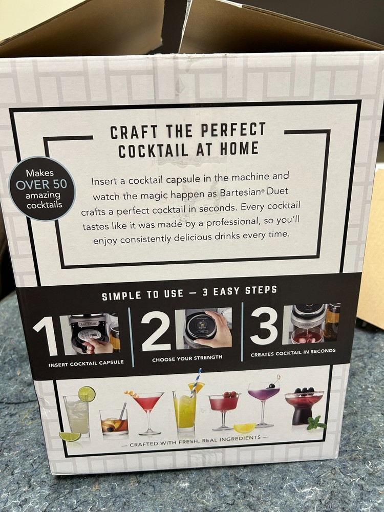 Bartesian Duet Premium Cocktail Machine, 2-Bottle, 55310G
