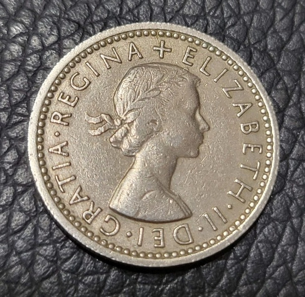 1963 Great Britain Six Pence Coin