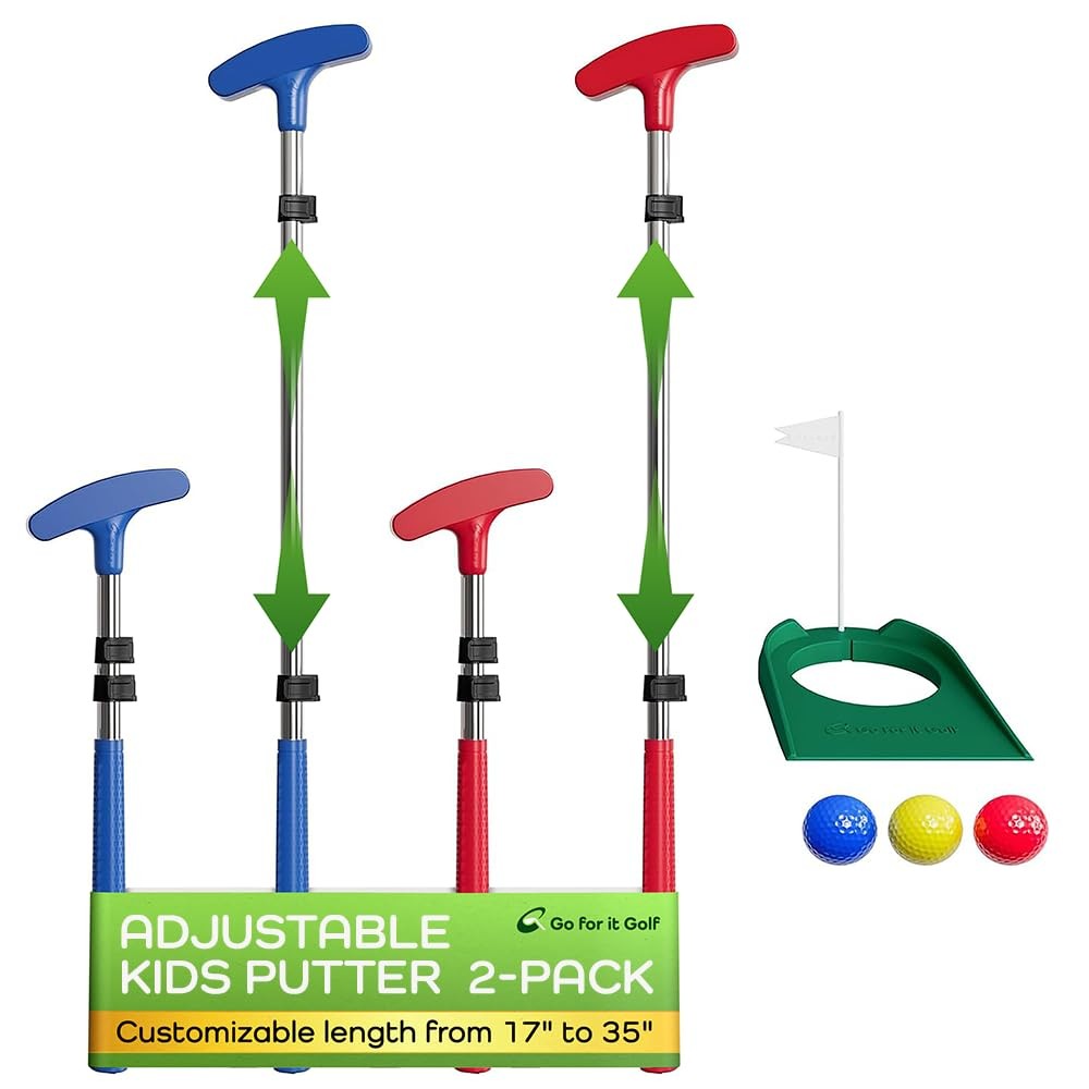 Putter - Extendable Shaft for Junior Golfers - Adjustable Size for Right and ...