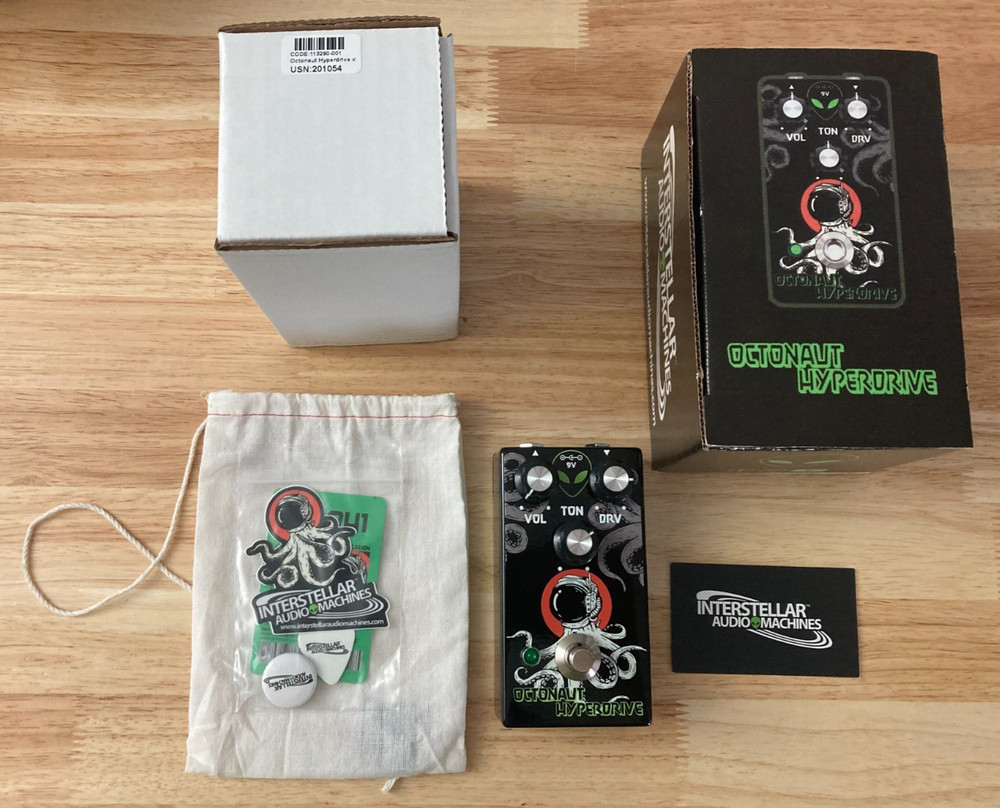 Interstellar Audio Machines Octonaut Hyperdrive Overdrive Pedal (New Open Box)