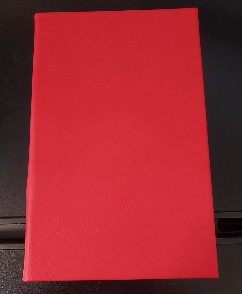 8 x 5.5 Journal with Lined pages, Red