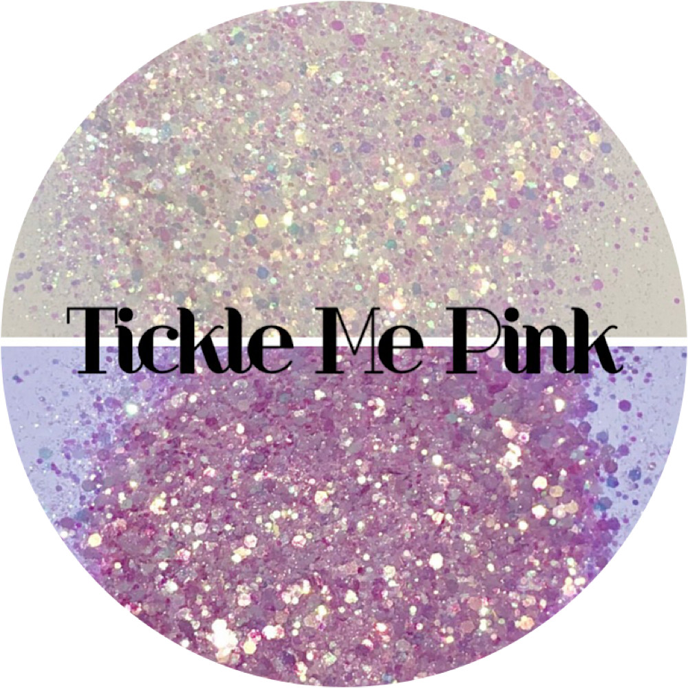 Premium Polyester Glitter - White to Pink Chunky UV Sunlight Color Changing