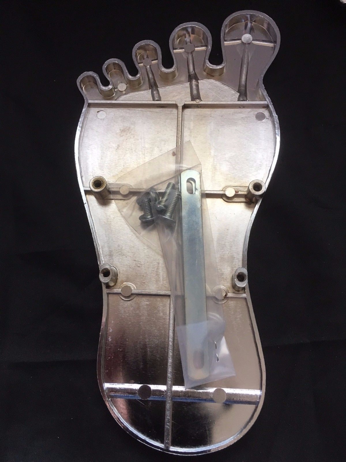 Big Barefoot Gas Pedal Hot Street Rat Rod Chrome Bare foot Vintage NEW Chevy GMC
