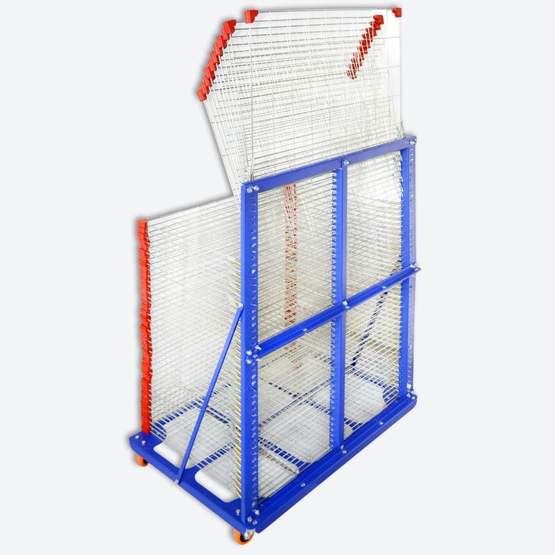 Screen Printing Drying Rack 50 Layers Ink Curing Shelf Movable Tool Multi-layer