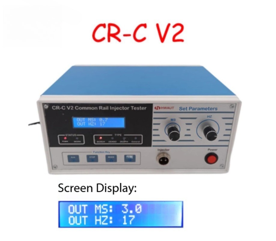 Upgraded Multi-Function CR-CV2 Common Rail Injector Tester AC 110V–240V, 100W