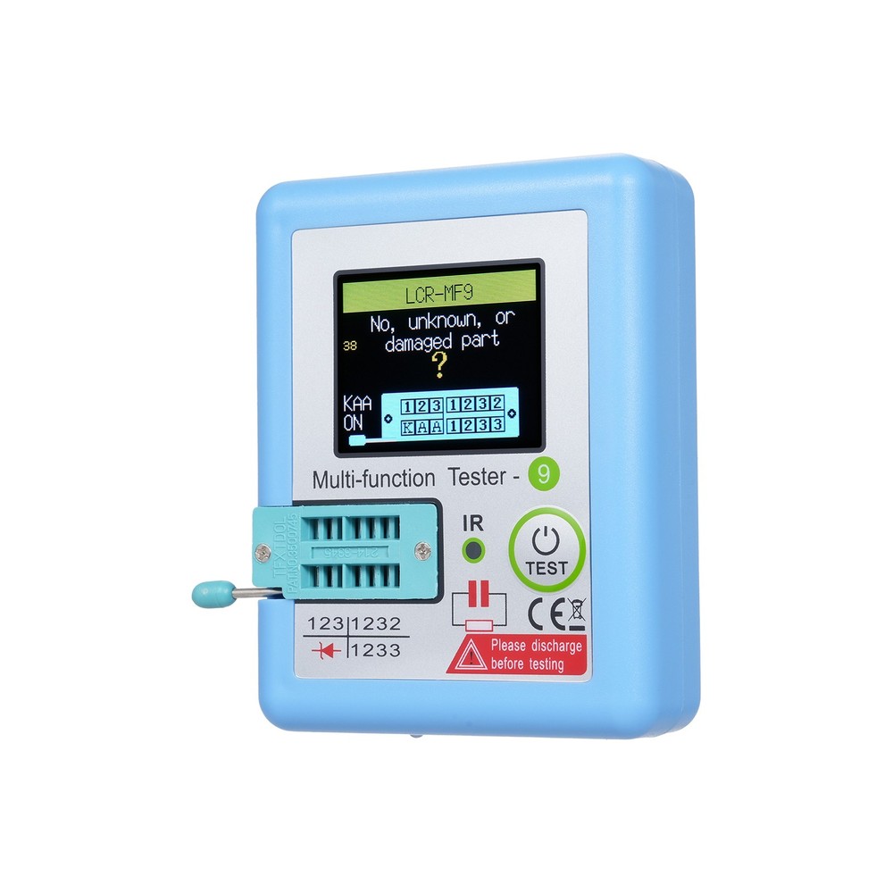 1--MF9 1.8'' TFT LCD Display Multi-meter Transistor Tester Diode Triode