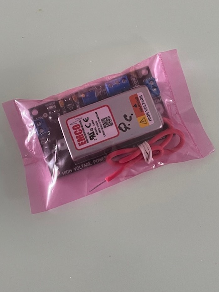 -8000VDC PROGRAMMABLE REGULATED HIGH VOLTAGE POWER SUPPLY - PMT ESL EMCO