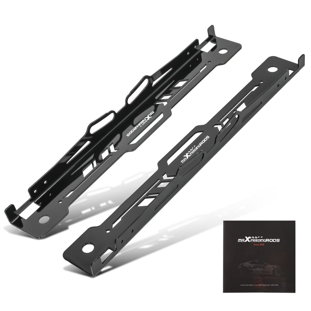 2PC Wheel Alignment Tool Kit for Multiple Hub Patterns Powder Coated Steel Black