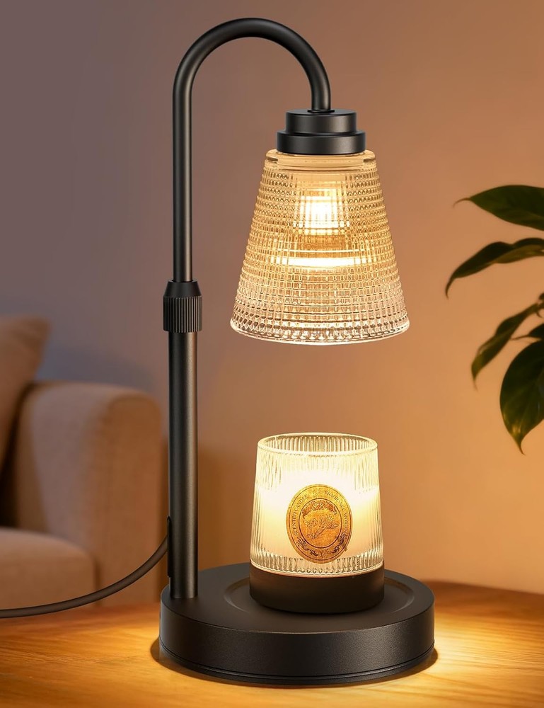 Candle Warmer Lp with Timer Dimmable, Adjustable Height Wax Melts Warmer
