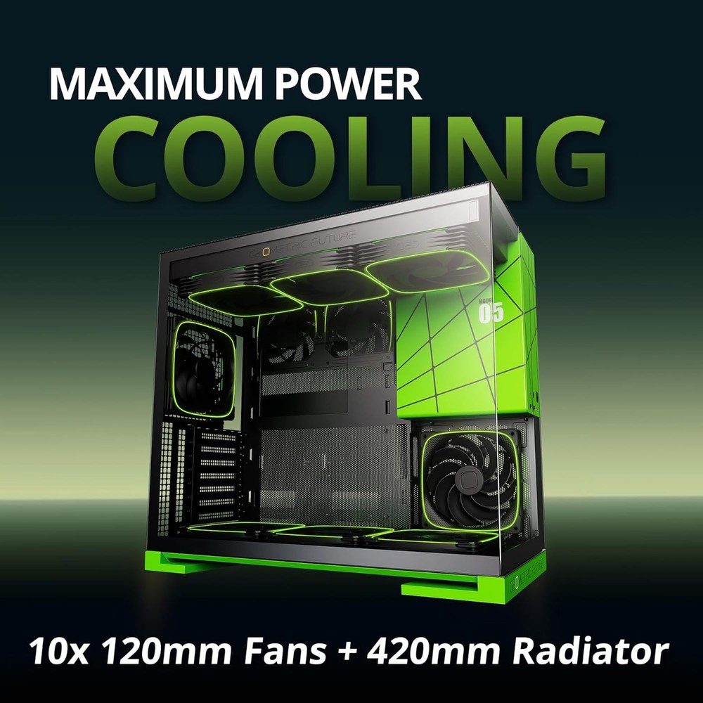 Geometric Future M5 Gaming Case Mid Tower Black