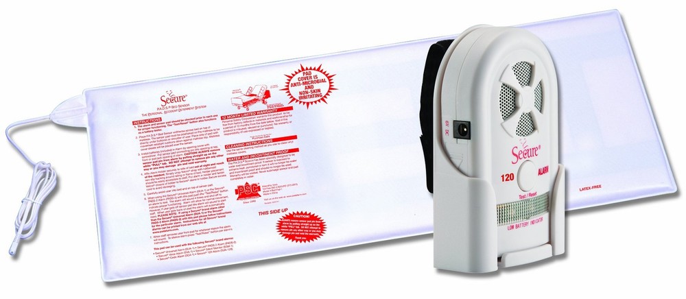 Secure Long Term Bed Exit Alarm for Falls Management and Wandering Prevention