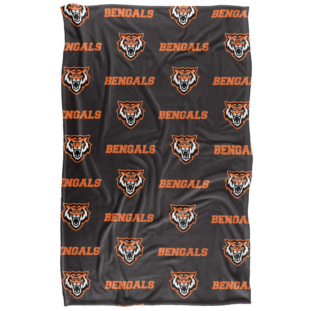 Idaho State University Logo Pattern Silky Touch Super Soft Throw Blanket