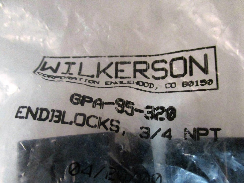 Wilkerson GPA-95-320 Pair Modular Connection End Blocks