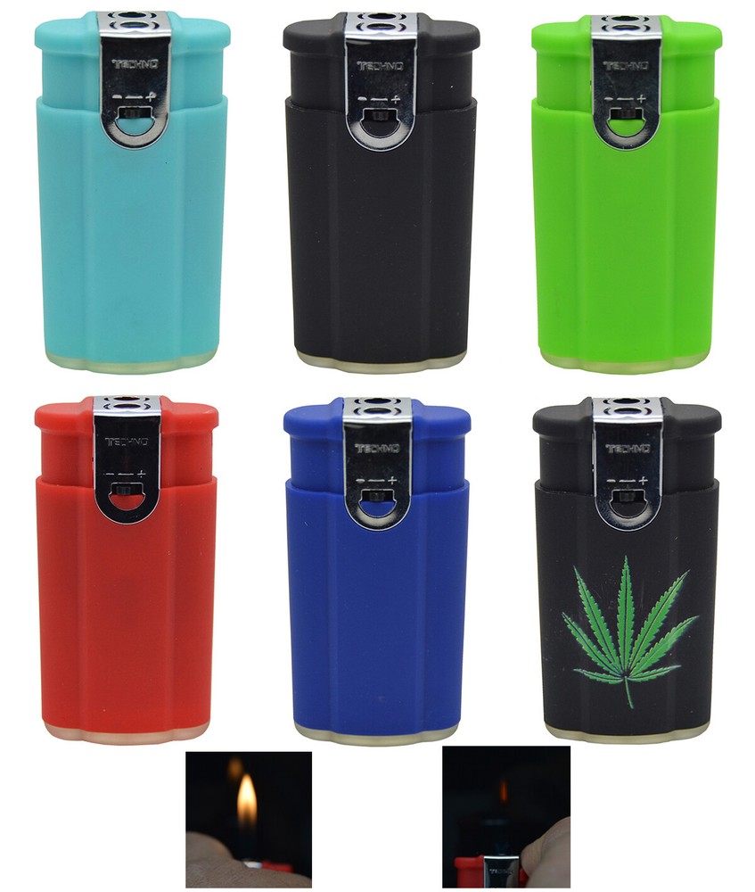 Soft Flame & Wind Proof Flame Dual Flame Torch Refillable Lighter