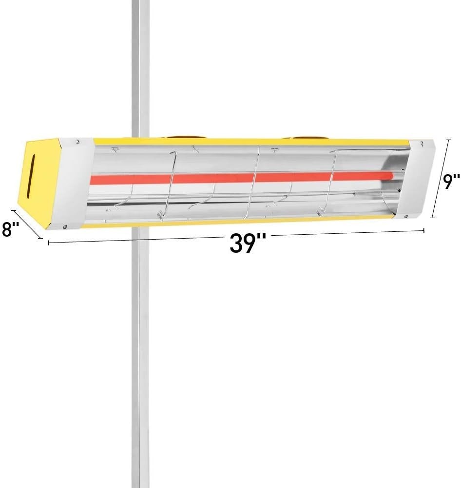 Metallic Chrome Paint Curing System with Infrared Technology and 1500 Watts