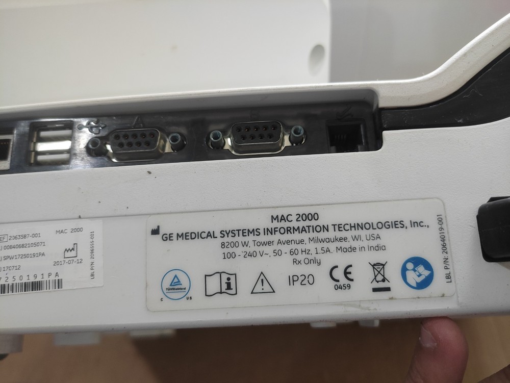 GE MAC 2000 Resting ECG System