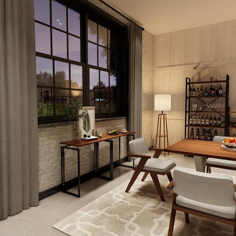 Foldable Compact Desk Portable Table No Assembly Minimalist Office Study Space