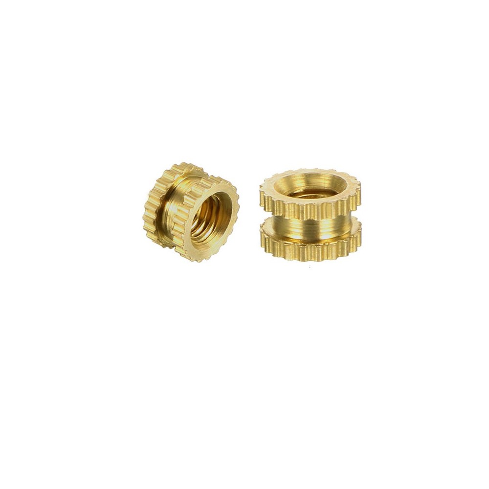 100PC M3 x 0.5,Insert Embedment Nut for 3D Printer Female Brass Knurled Threaded