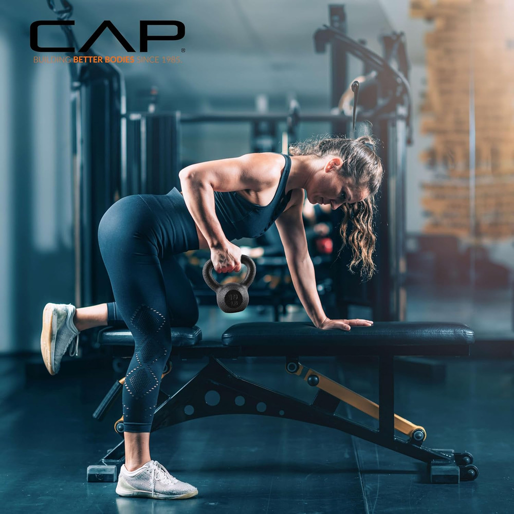 Cast Iron Kettlebell - Coated Options, Singles and Sets, Multiple Weights