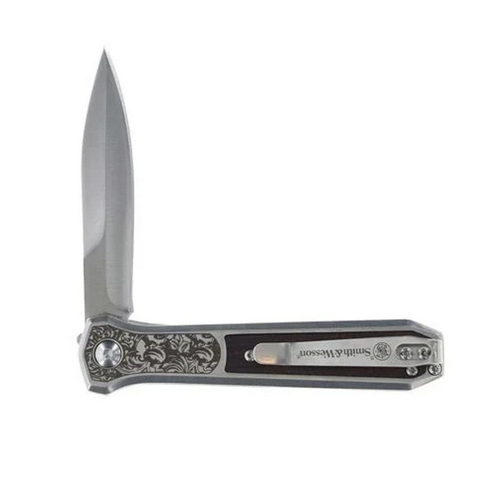 Smith & Wesson Unwavered Folding Knife Stainless Dagger Blade - 1208413