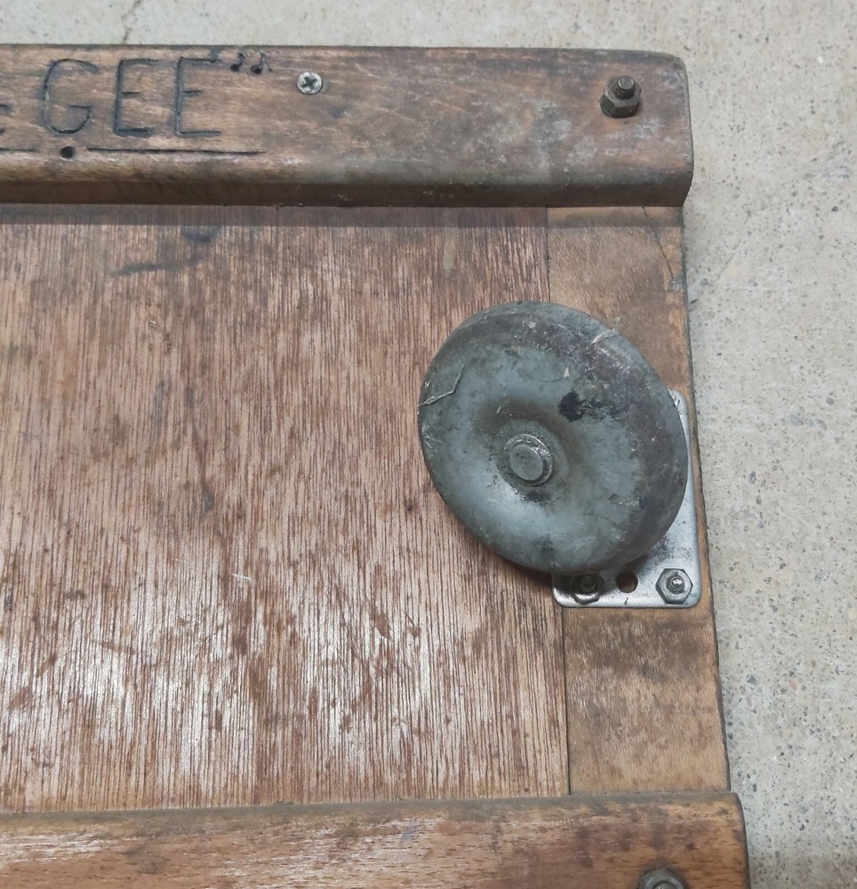 Vtg Mac Tools Wooden Creeper Dolly