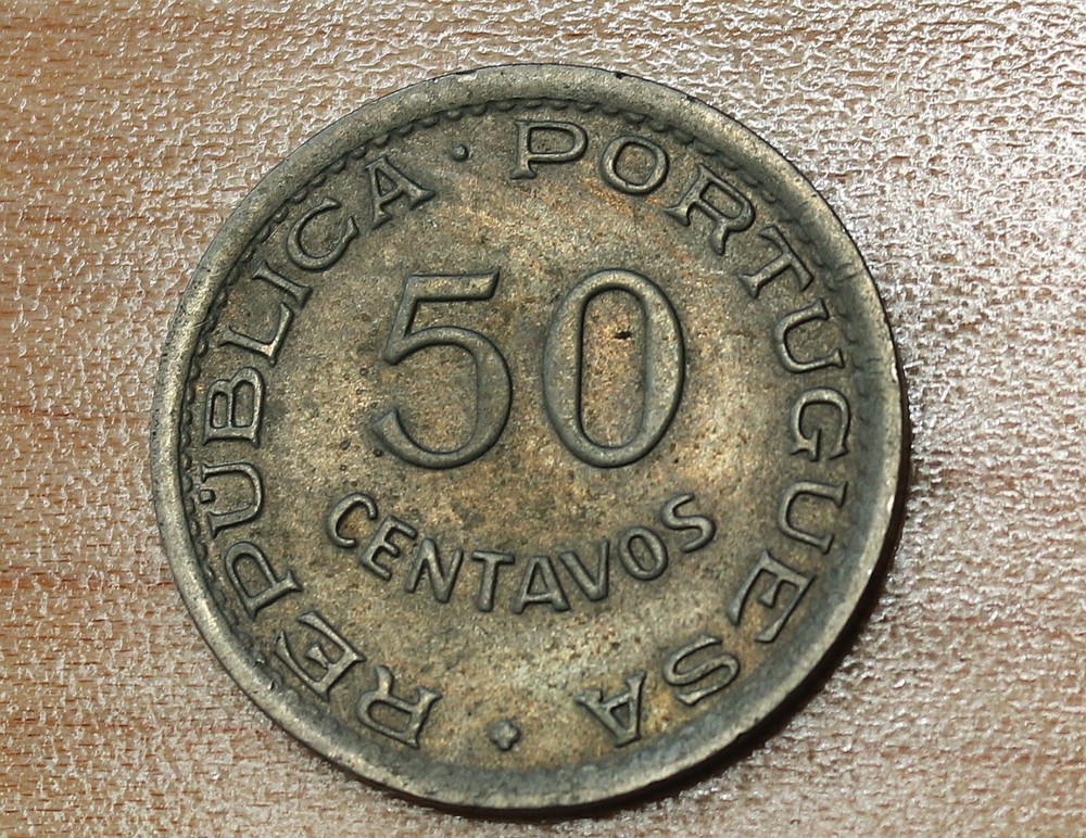 1951 Mozambique 50 Centavos