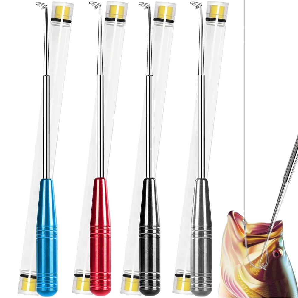 Fishing Hook Remover Tool Kit - Quick Extractor with Storage Tubes