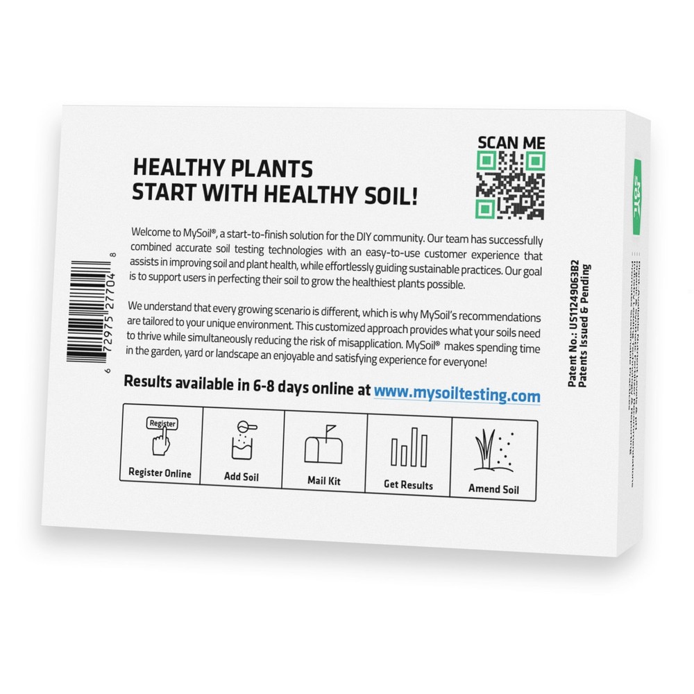 MySoil Test Kit PRO Pack: Complete Soil pH Nutrient Analysis for Garden & Lawn