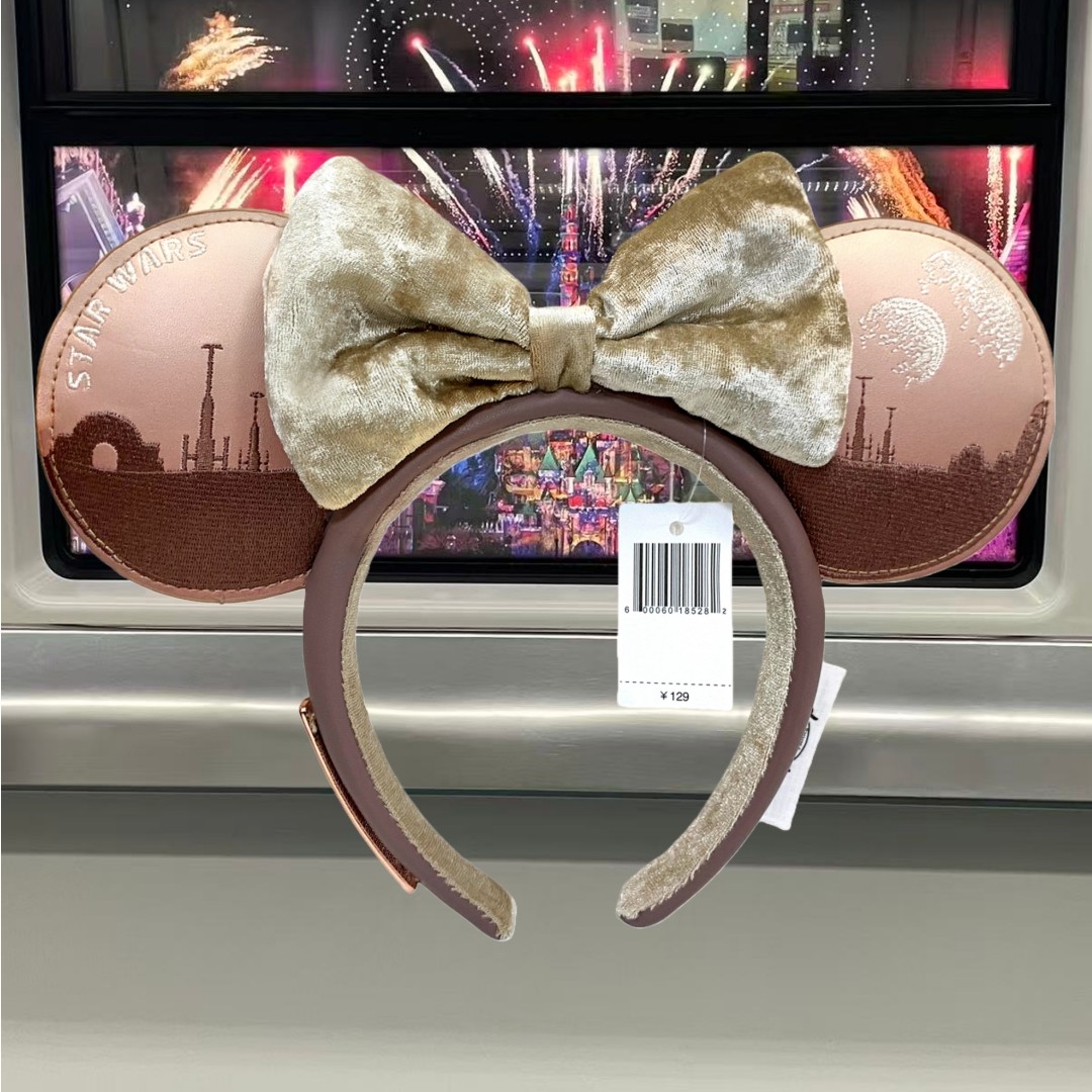 Disney` Parks STAR WARS Minnie Mouse Ears Sands of Tatooine Headband Park US