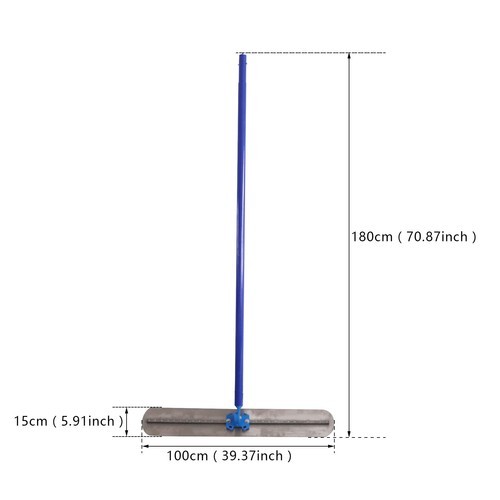 3 Handles Bull Float Concrete Smooth Concrete Float Finish Tool Trowel Float