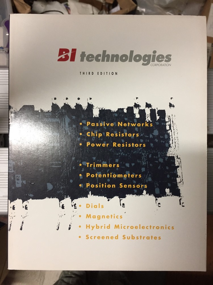 Data Book = BI Technologies Corporation 1996 Third Edition